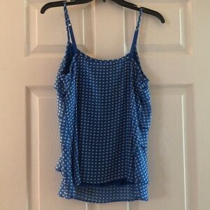 Tank top with layered look